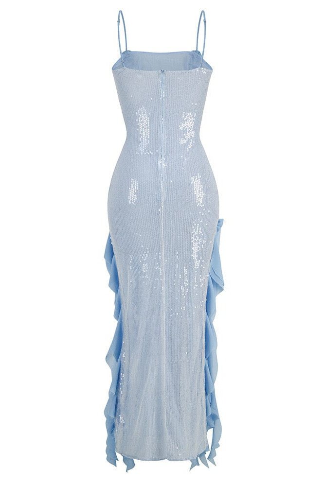 Beatrice Ruffle Bead Dress