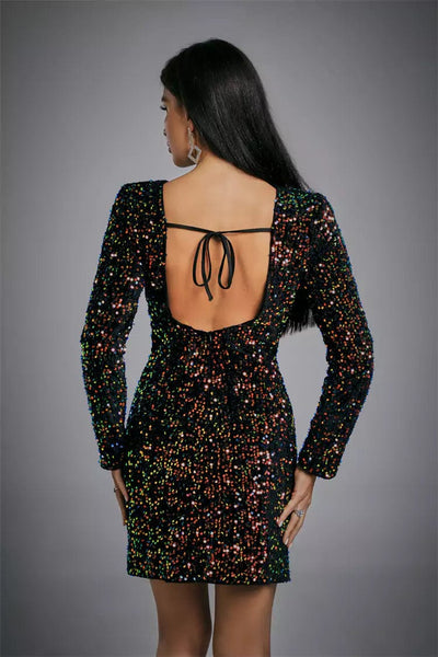 Aieleen Mini Sequin Dress