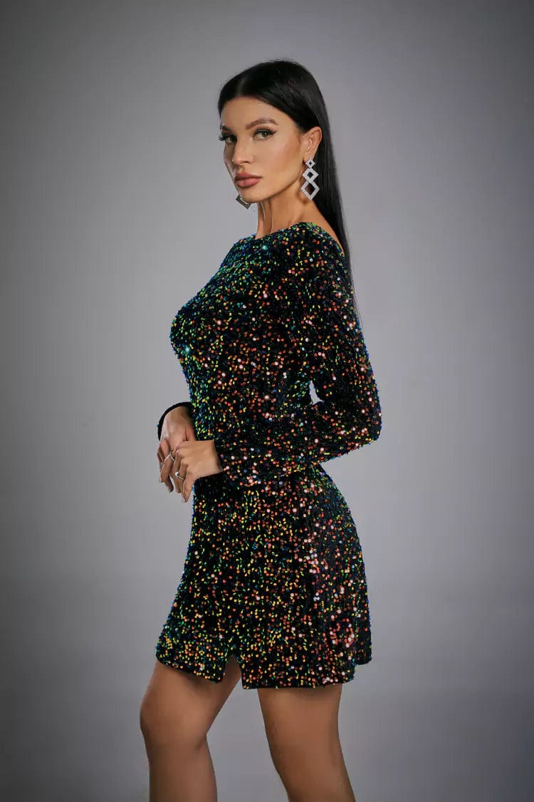Aieleen Mini Sequin Dress