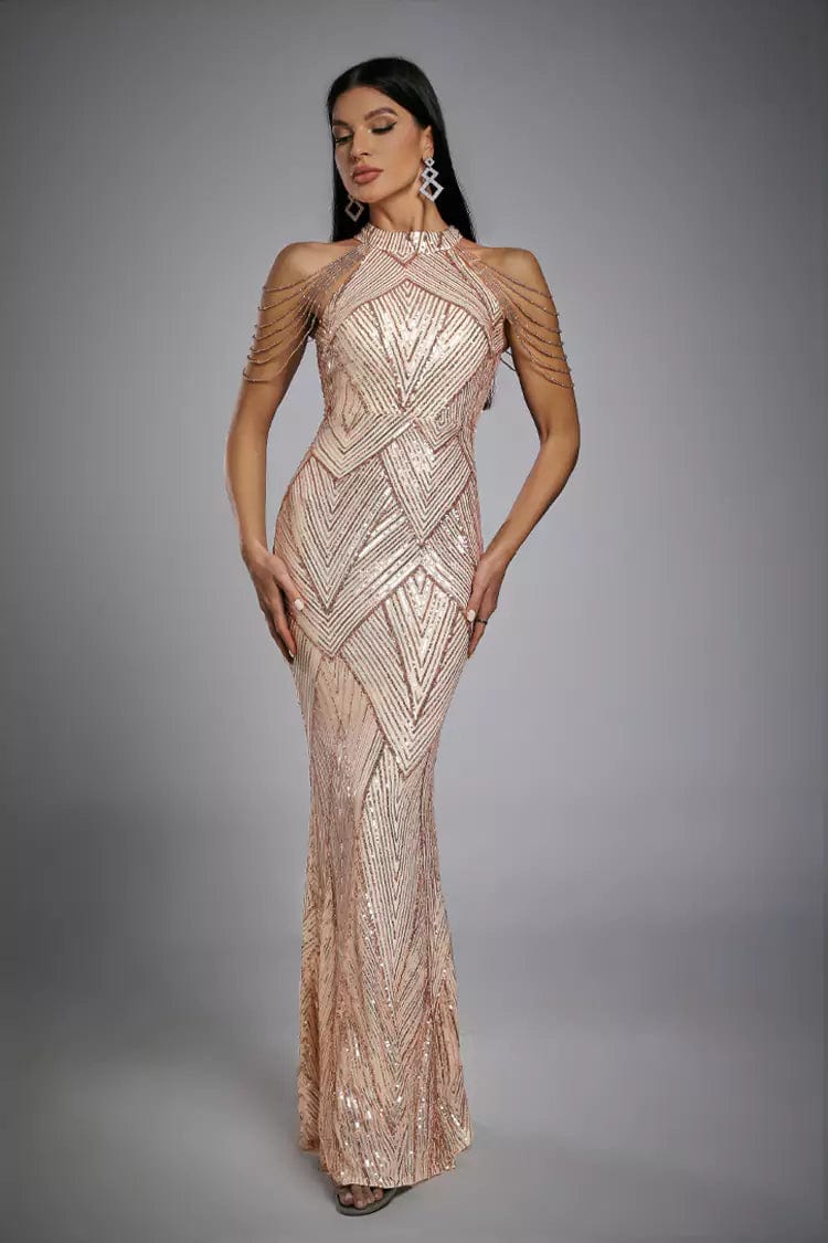 Oralia Sequin Maxi Dress