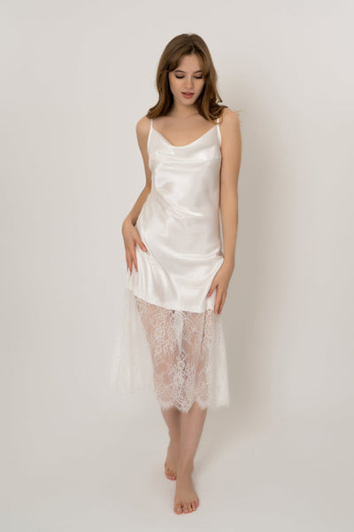 Narmin Nightgown-White