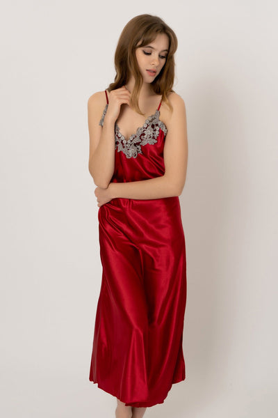Oriane Nightgown-Red