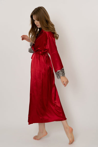 Velouette Robe-Red