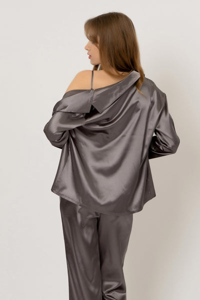 Levar 3-teiliges Pyjama-Set, Grau
